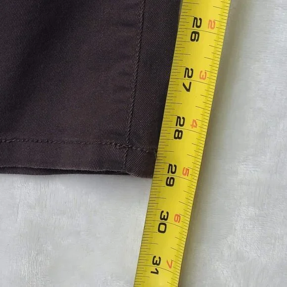 One 5 One Womens Size 12 Authentic Denim Brown Stretch Pants - Picture 11 of 12